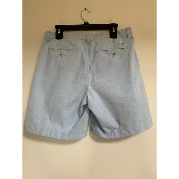 Southern Tide Mens 33 Chambray Blue Shorts 8 Inseam Pockets Beach Wear - Picture 2 of 7